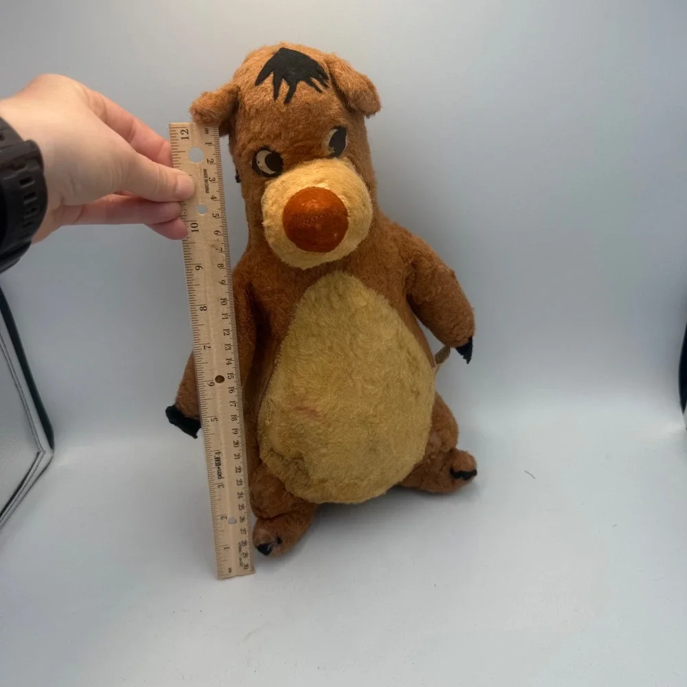Vintage 1966 Walt Disney Jungle Book Baloo Bear Plush Gund Mfg Co J Swedlin Inc